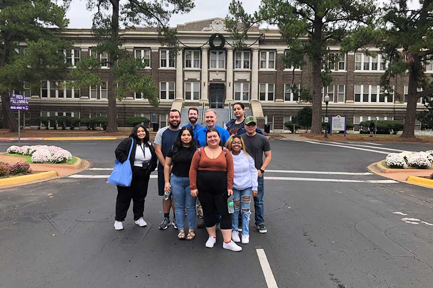 Honors Students visiting Stephen F. Austin State University in Nacogdoches