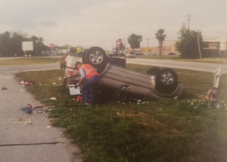 Accident scene